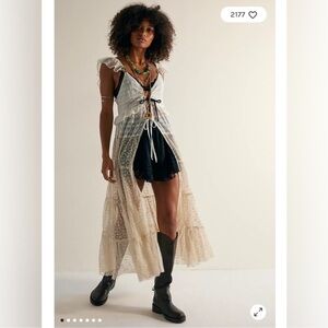 Free People Selena Maxi Top. NWT . Ivory